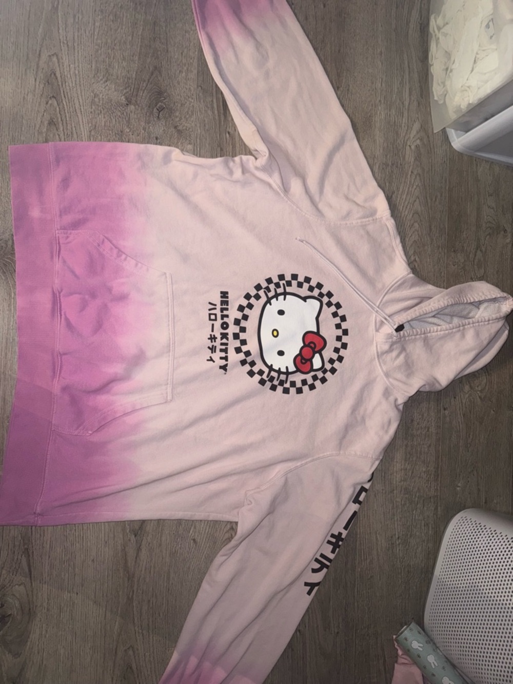 Hello Kitty bioworld unisex 3XL Ombré hoodie 2023 - Picture 2 of 11
